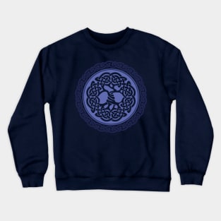 Celtic Tree of Life, blue Crewneck Sweatshirt